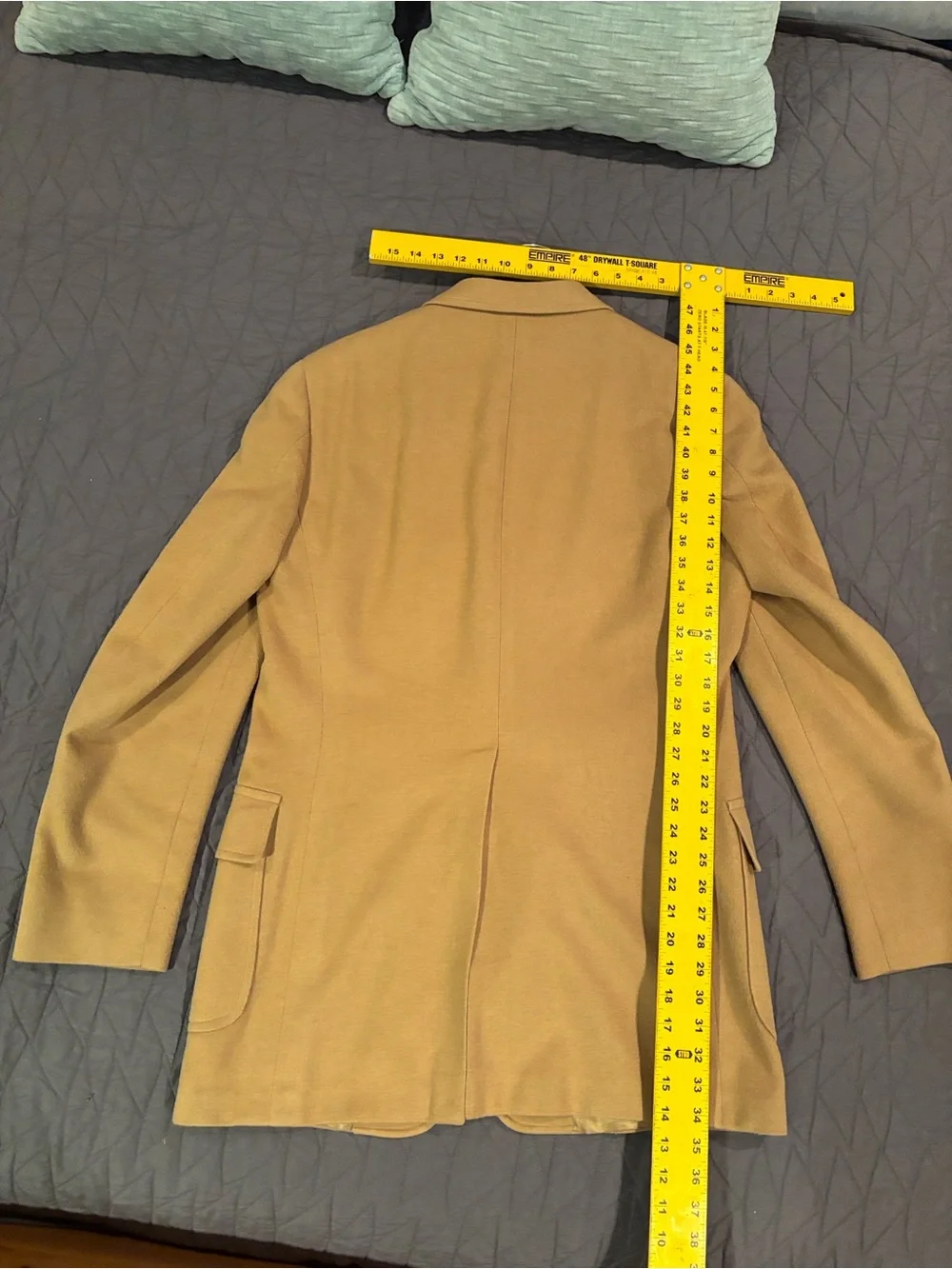 Vintage 1970s Littler Seattle Camel Wool Blazer Sport Coat German Made Flawed